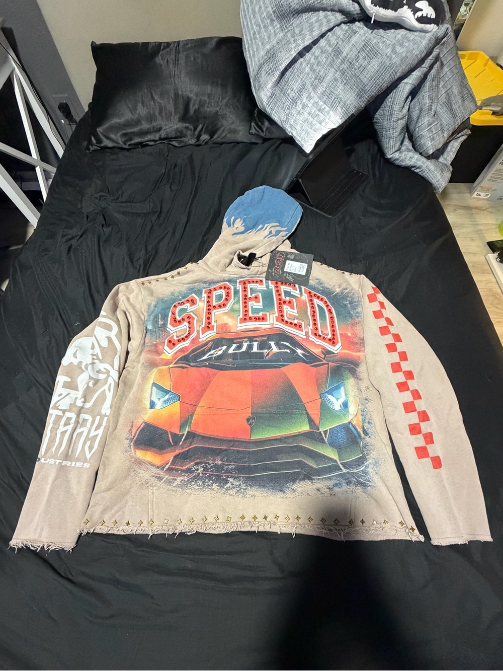 Stray Speed Lamborghini Studded Hoodie